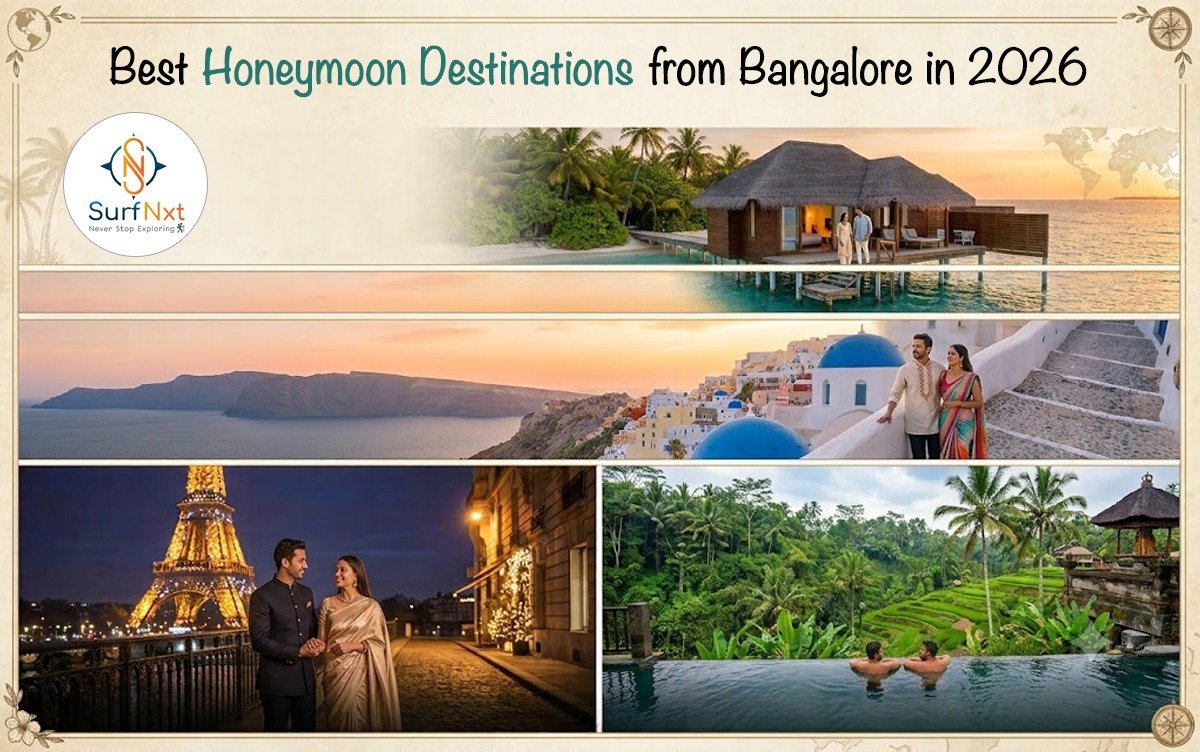 Best Honeymoon Destinations from Bangalore in 2026