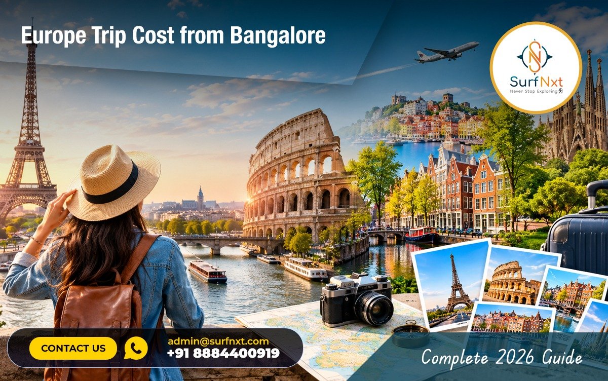 Europe trip cost from Bangalore in 2026